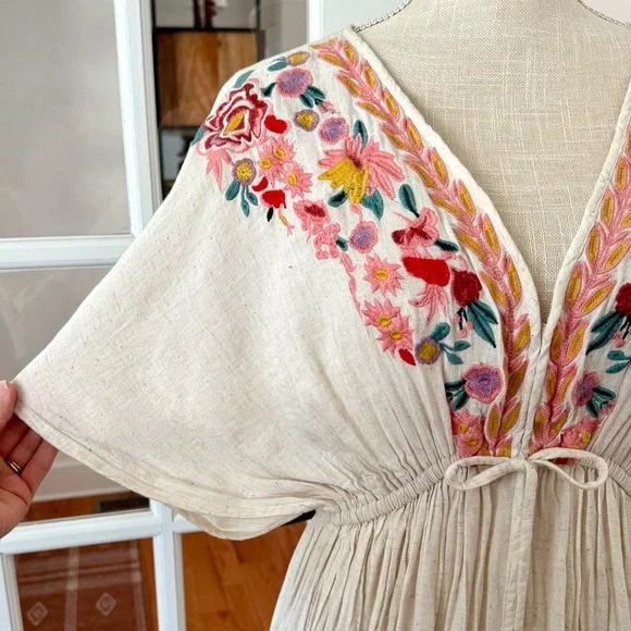 World Market Embroidered Maxi Dress - Picture 5 of 13